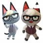 Animal Crossing Raymond Plush Toy Smug Cat Villager Jyakku Soft Stuffed Figure Doll Amiibo Toys Gift