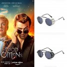 Good Omens Steampunk Glasses Cosplay Prop Devil Crowley Outdoor Sunglasses