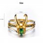 Avengers Loki Helmet 3 Stacking Ring Men Charm Jewelry Women Christmas Gift