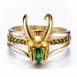 Avengers Loki Helmet 3 Stacking Ring Men Charm Jewelry Women Christmas Gift