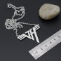 Eddie Van Halen Logo Pendant Necklace Rock Band VH Stainelss Steel Charms Gift NEW