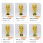 2022 Qatar World Cup Soccer Trophy Hercules Soccer Fan Craft Champion Souvenir Toy Birthday Gift