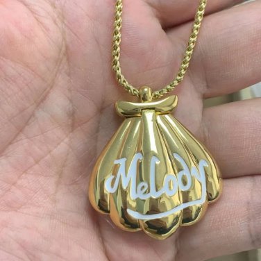 2023 Melody Mermaid Shell Pendant Necklace Romantic Birthday Mother's Day Gift