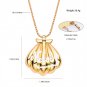 2023 Melody Mermaid Shell Pendant Necklace Romantic Birthday Mother's Day Gift