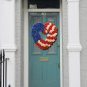 2023 USA Independence Day Floral Wreath Flower Love Heart Home Decor Festive Decoration Gift