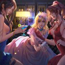 Final fantasy fan art print wall market beauties
