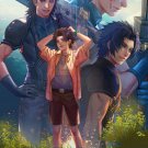 Final fantasy fan art print Zack's path