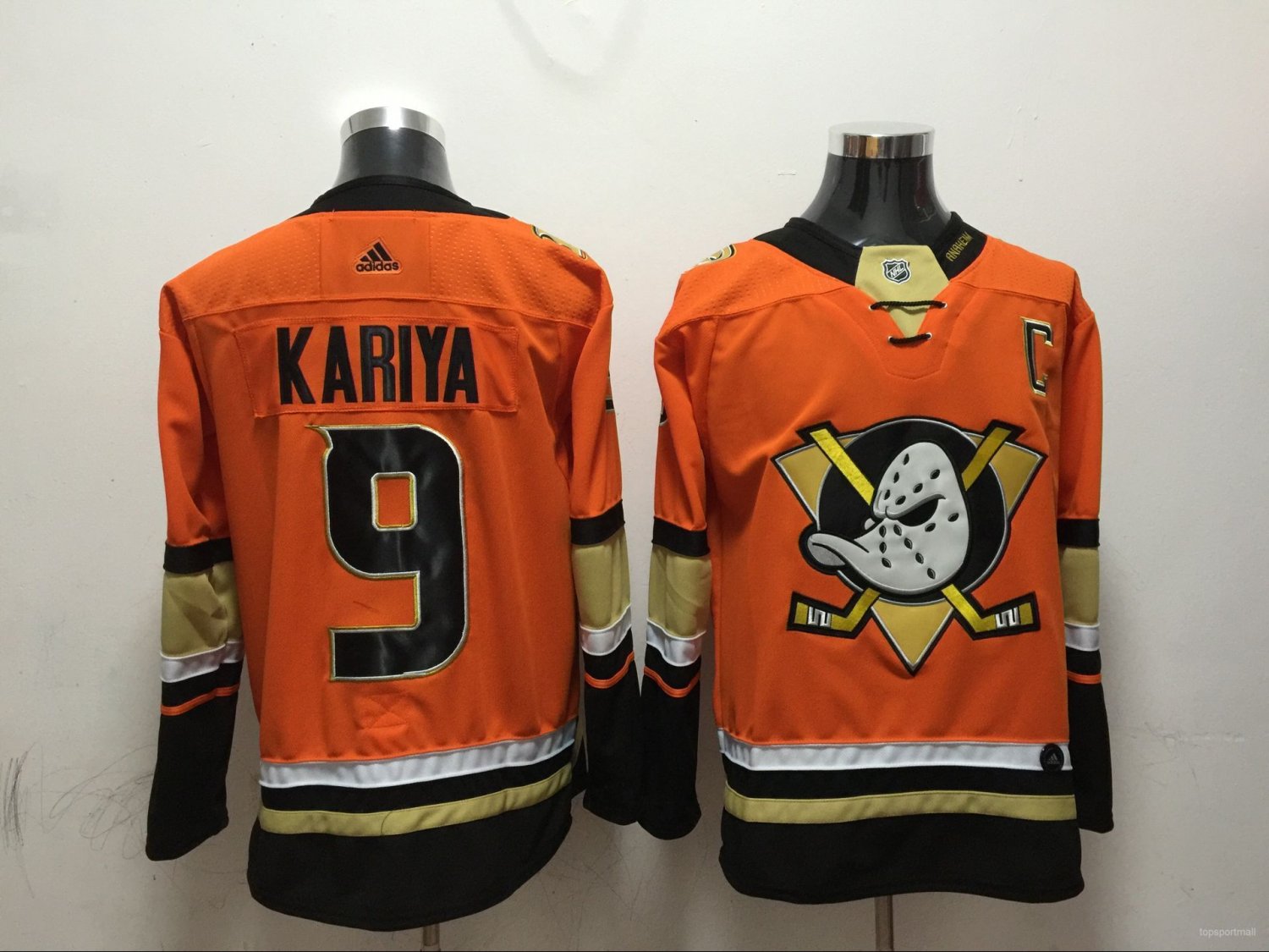 Anaheim Ducks 9 Paul Kariya Ice Hockey Jerseys
