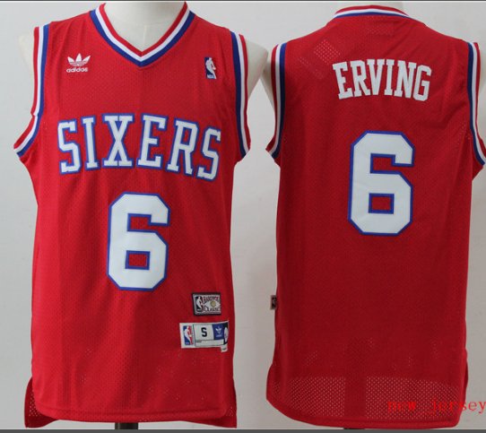 julius erving sixers jersey