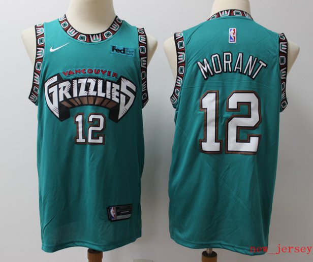 Memphis Grizzlies 12 Ja Morant Basketball Jerseys