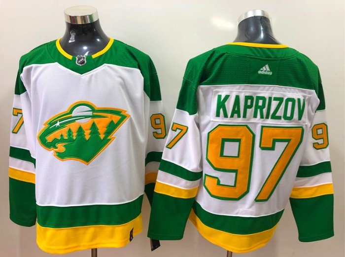 Minnesota Wild 97 Kirill Kaprizov Ice Hockey Jerseys