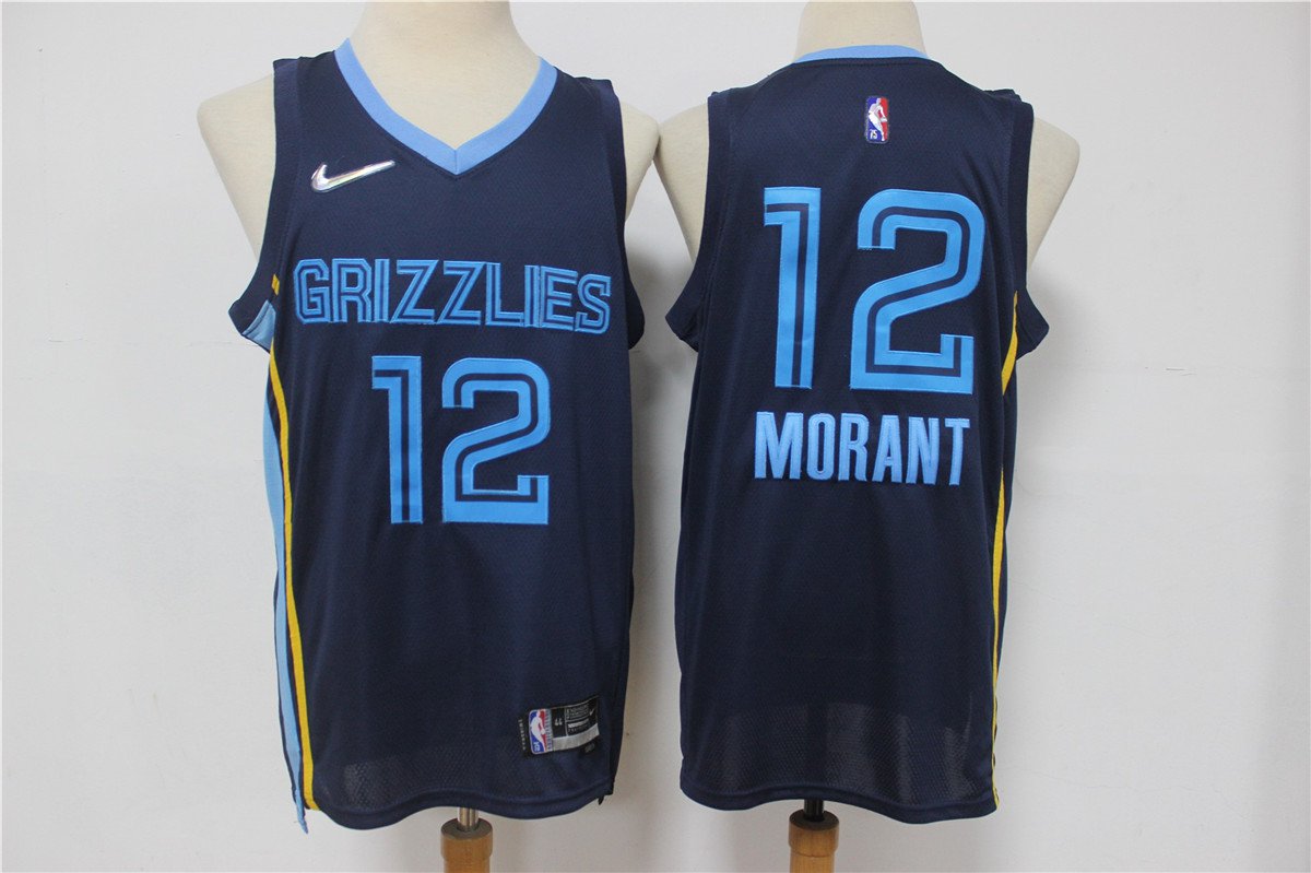 Memphis Grizzlies 12 Ja Morant Basketball Jerseys