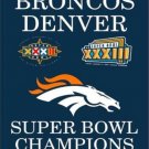 Denver Broncos 1997 1998 Champions Flag 3x5ft