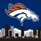 Denver Broncos Blue Skyline Flag 3x5ft-3