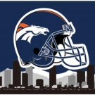 Denver Broncos Helmet Skyline Flag 3x5ft-2