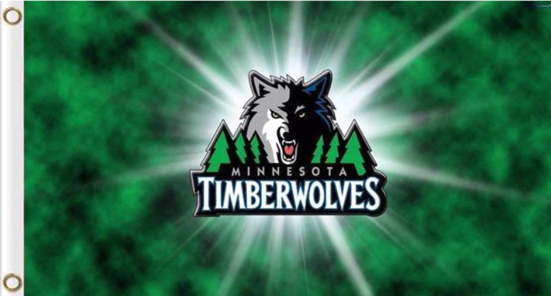 Minnesota Timberwolves Flag 3x5ft-5