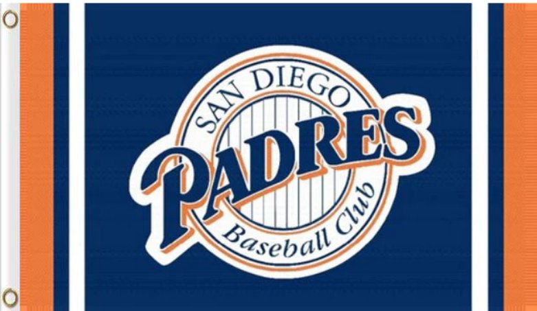 San Diego Padres Banner Flag 3x5ft-2