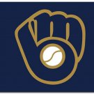 Milwaukee Brewers Glove Dark Blue Banner Flag 3x5ft-2