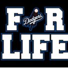 Los Angeles Dodgers For Life Banner Flag 3x5ft