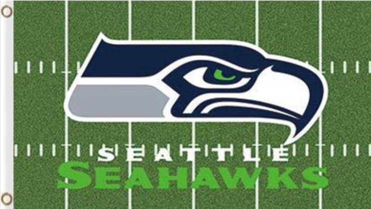 Seattle Seahawks Green Flag 3x5ft