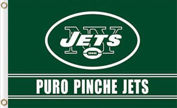 New York Jets Puro Pinche Flag 3x5ft