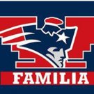 New England Patriots Familia Flag 3x5ft