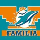 Miami Dolphins Familia Flag 3x5ft