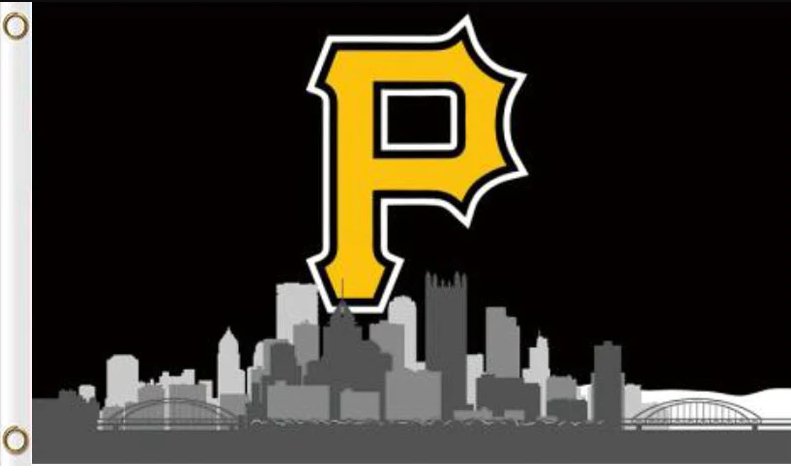 Pittsburgh Pirates Skyline Banner Flag 3x5ft-2