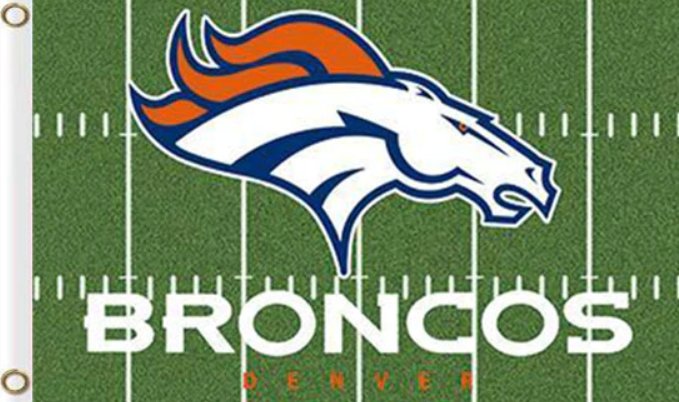 Denver Broncos Green Flag 3x5ft