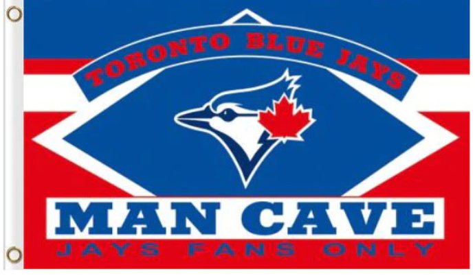 Toronto Blue Jays Man Cave Banner Flag 3x5ft