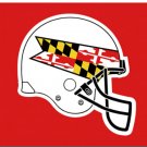 Maryland Terrapins White Helmet Banner Flag 3x5ft