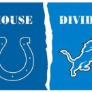 Indianapolis Colts and Detroit Lions Divided Flag 3x5ft