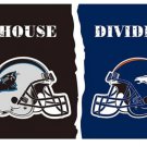 Carolina Panthers and Denver Broncos Divided Flag 3x5ft-2