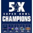 Dallas Cowboys Champions Flag 3x5ft
