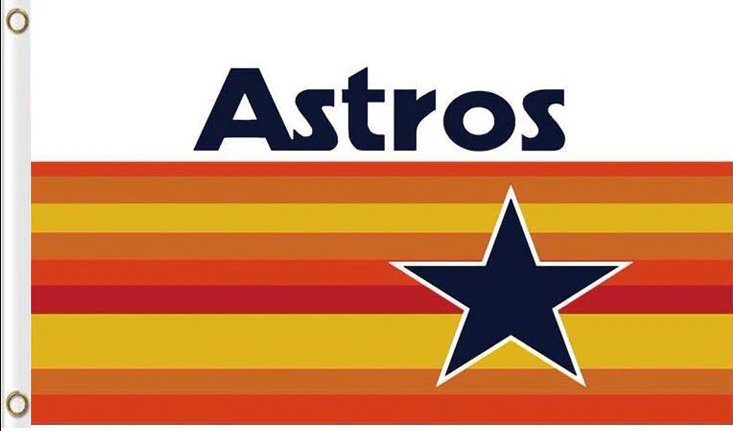 Houston Astros Logo Flag 3x5ft-3