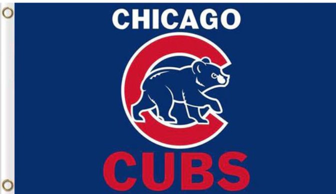 Chicago Cub Team Flag 3x5ft-4