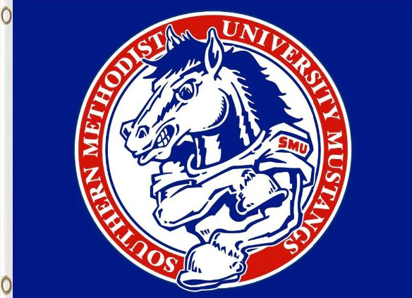 Southern Methodist Mustangs Flag 3x5ft-3