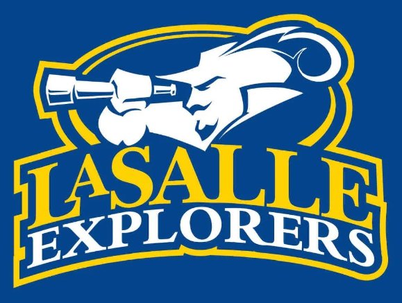 LaSalle Explorers Hand Flag 3x5ft-2