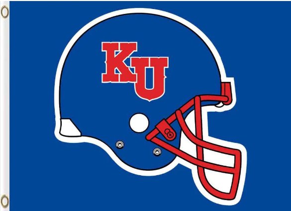 Kansas Jayhawks Hand Flag 3x5ft-2