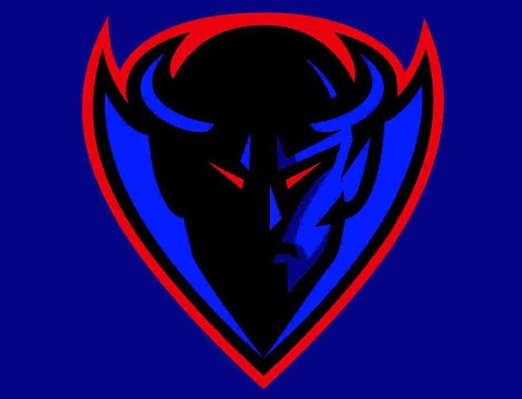 DePaul Blue Demons Hand Flag 3x5ft-1