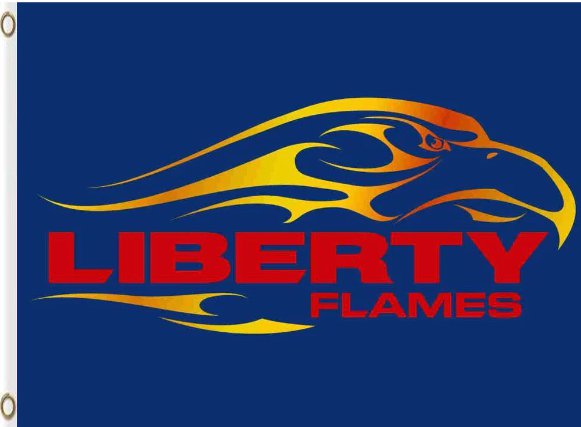 Liberty Flames Hand Flag 3x5ft-2