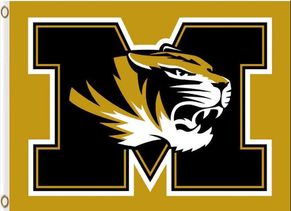 Missouri Tigers Logo Hand Flag 3x5ft-4
