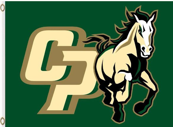 Cal Poly Mustangs Hand Flag 3x5ft