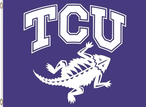 TCU Horned Frogs Hand Flag 3x5ft-3