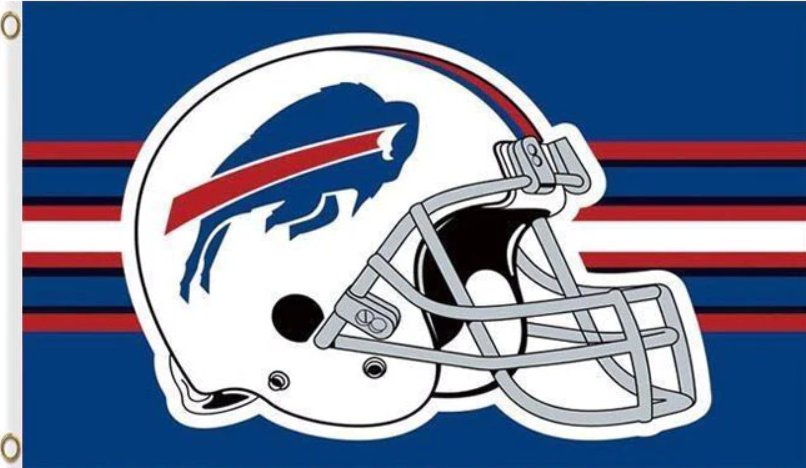 Buffalo Bills Hemlet Flag 3x5ft-2