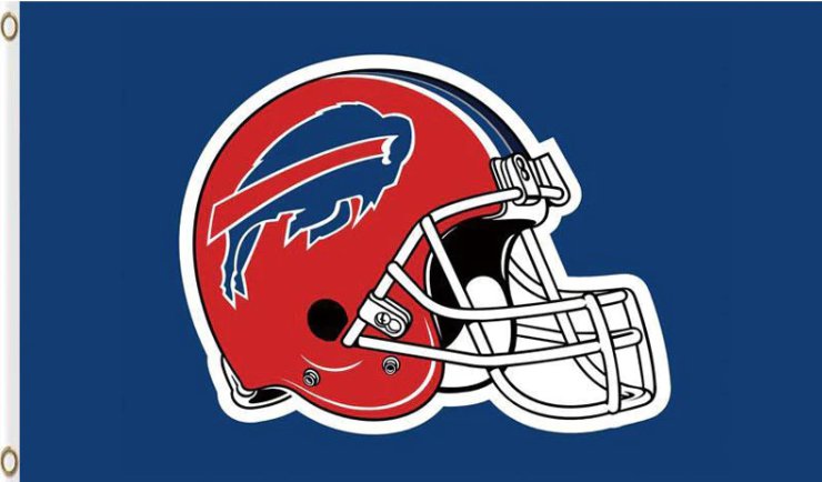 Buffalo Bills Hemlet Flag 3x5ft-1