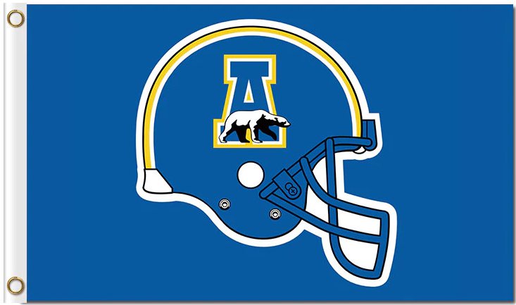 Alaska Nanooks Seawolves Logo Hand Flag 3x5ft-2