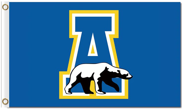 Alaska Nanooks Seawolves Logo Hand Flag 3x5ft-1