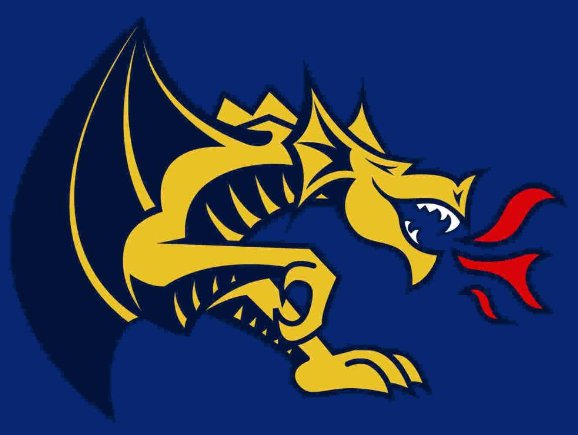 Drexel Dragons Hand Flag 3x5ft