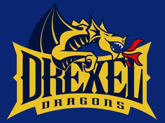 Drexel Dragons Hand Flag 3x5ft-1